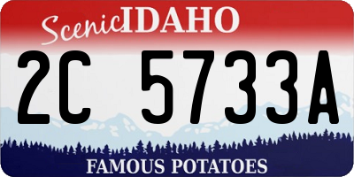 ID license plate 2C5733A