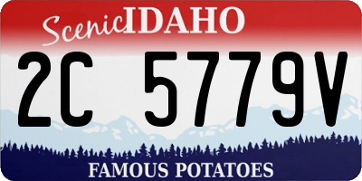 ID license plate 2C5779V