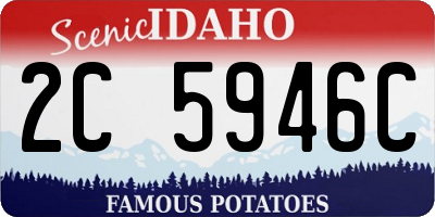 ID license plate 2C5946C