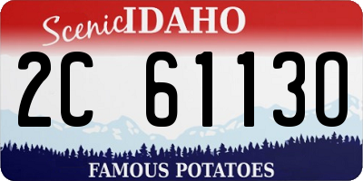 ID license plate 2C6113O