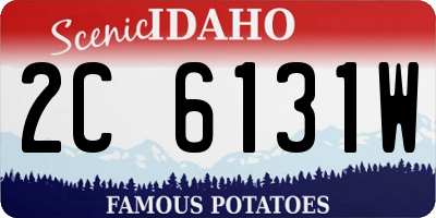ID license plate 2C6131W
