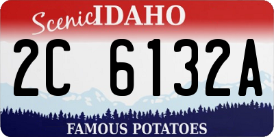 ID license plate 2C6132A