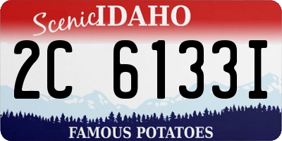 ID license plate 2C6133I