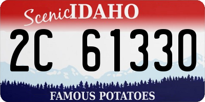 ID license plate 2C6133O