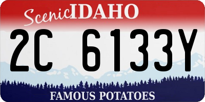 ID license plate 2C6133Y