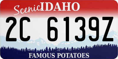 ID license plate 2C6139Z
