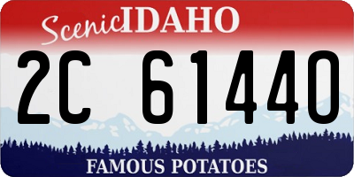 ID license plate 2C6144O