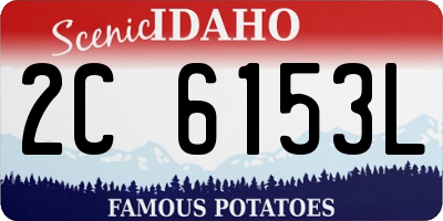 ID license plate 2C6153L