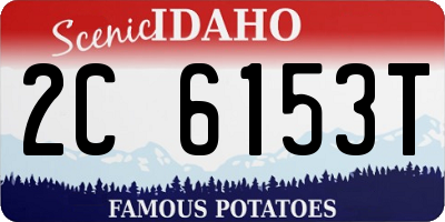 ID license plate 2C6153T