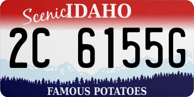 ID license plate 2C6155G