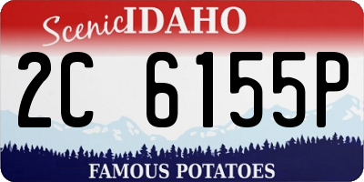 ID license plate 2C6155P
