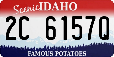 ID license plate 2C6157Q