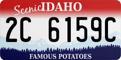 ID license plate 2C6159C