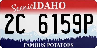 ID license plate 2C6159P