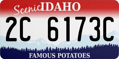 ID license plate 2C6173C