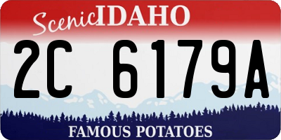 ID license plate 2C6179A