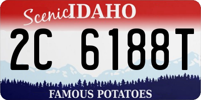 ID license plate 2C6188T