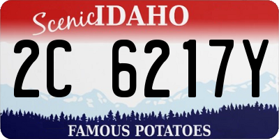 ID license plate 2C6217Y