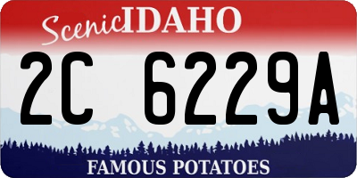 ID license plate 2C6229A