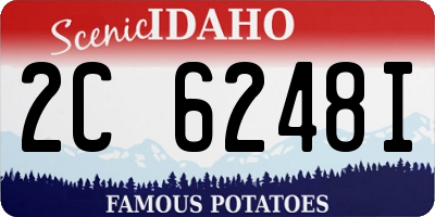 ID license plate 2C6248I