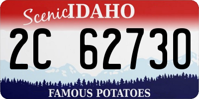 ID license plate 2C6273O
