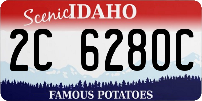 ID license plate 2C6280C