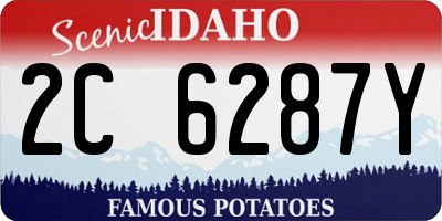 ID license plate 2C6287Y