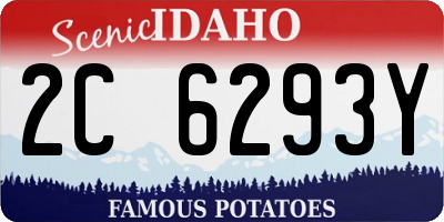 ID license plate 2C6293Y