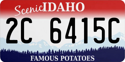 ID license plate 2C6415C