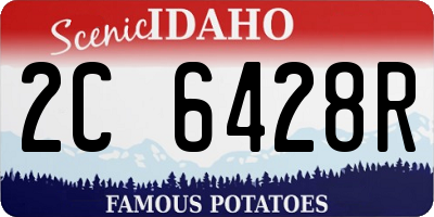 ID license plate 2C6428R