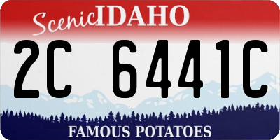 ID license plate 2C6441C