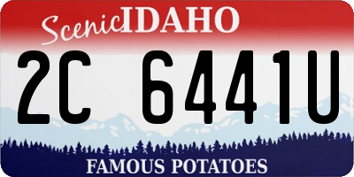 ID license plate 2C6441U