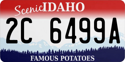 ID license plate 2C6499A