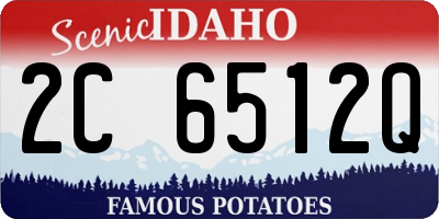 ID license plate 2C6512Q