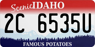 ID license plate 2C6535U