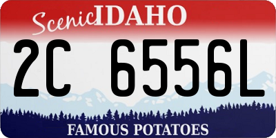 ID license plate 2C6556L