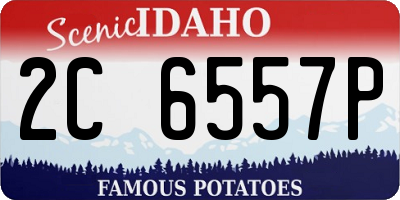 ID license plate 2C6557P