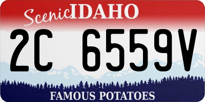 ID license plate 2C6559V