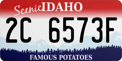 ID license plate 2C6573F