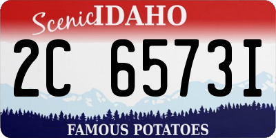 ID license plate 2C6573I