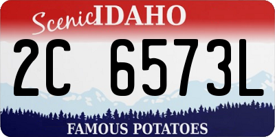 ID license plate 2C6573L