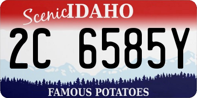 ID license plate 2C6585Y