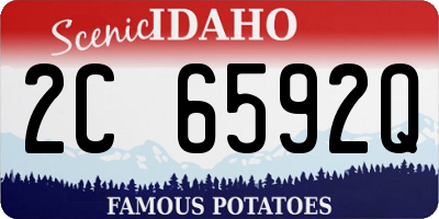 ID license plate 2C6592Q