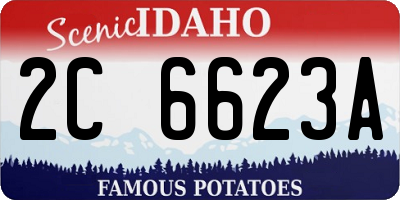 ID license plate 2C6623A