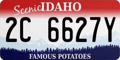 ID license plate 2C6627Y