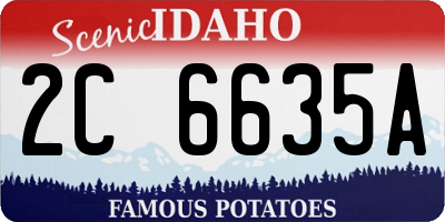 ID license plate 2C6635A