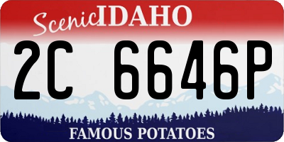 ID license plate 2C6646P