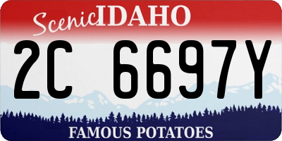 ID license plate 2C6697Y