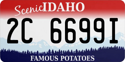 ID license plate 2C6699I