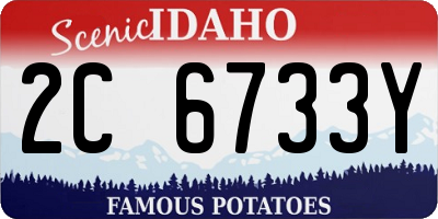 ID license plate 2C6733Y